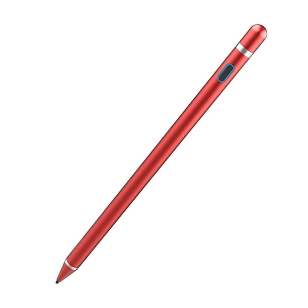 OWSOO Universel Stylus Pen Élastique Cuivre Pur Auto Off Compatible avec les Écrans Tactiles Capacitifs iOS/Android/Windows, Rouge