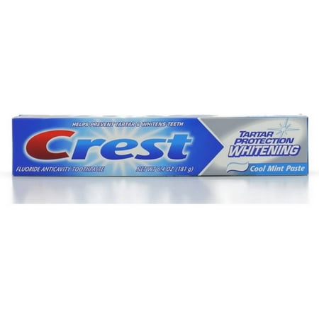 Crest Tartar Protection Toothpaste Whitening Cool Mint Paste 6.40 oz (Pack of 4)