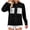 Black, variant on Womens Oversized Jean Denim Jacket Womens Plus Denim Stretch Denim Jacket, Women's Oversized Mid Long Denim Jacket Jean Biker Coat S-108 Black L