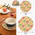 thumbnail image 3 of SKYSONIC Flip Flop Colorful Pot Holders Trivets, 2 Pcs Heat Resistant Trivets,Summer Cotton Thread Weave Mats for Hot Pads Pans Pot Bowl Teapot for Kitchen Decor, 3 of 7