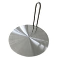 thumbnail image 1 of Mosiee Induction Cooker Converter Disc Stainless Steel Heat Diffuser Plate With Handle, 1 of 6
