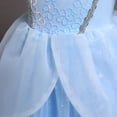 thumbnail image 4 of HAWEE Girls Princess Costume Dress, Butterfly Tulle Long Ball Gown with Accessories, Birthday Party & Halloween Costume Age 2-7 Years, 4 of 6