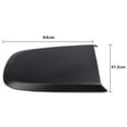 thumbnail image 2 of CROSSDESIGN Black Front Racing Style Air Vent Hood Scoop Fit for 2005-2009 Ford Mustang GT V8, 2 of 9