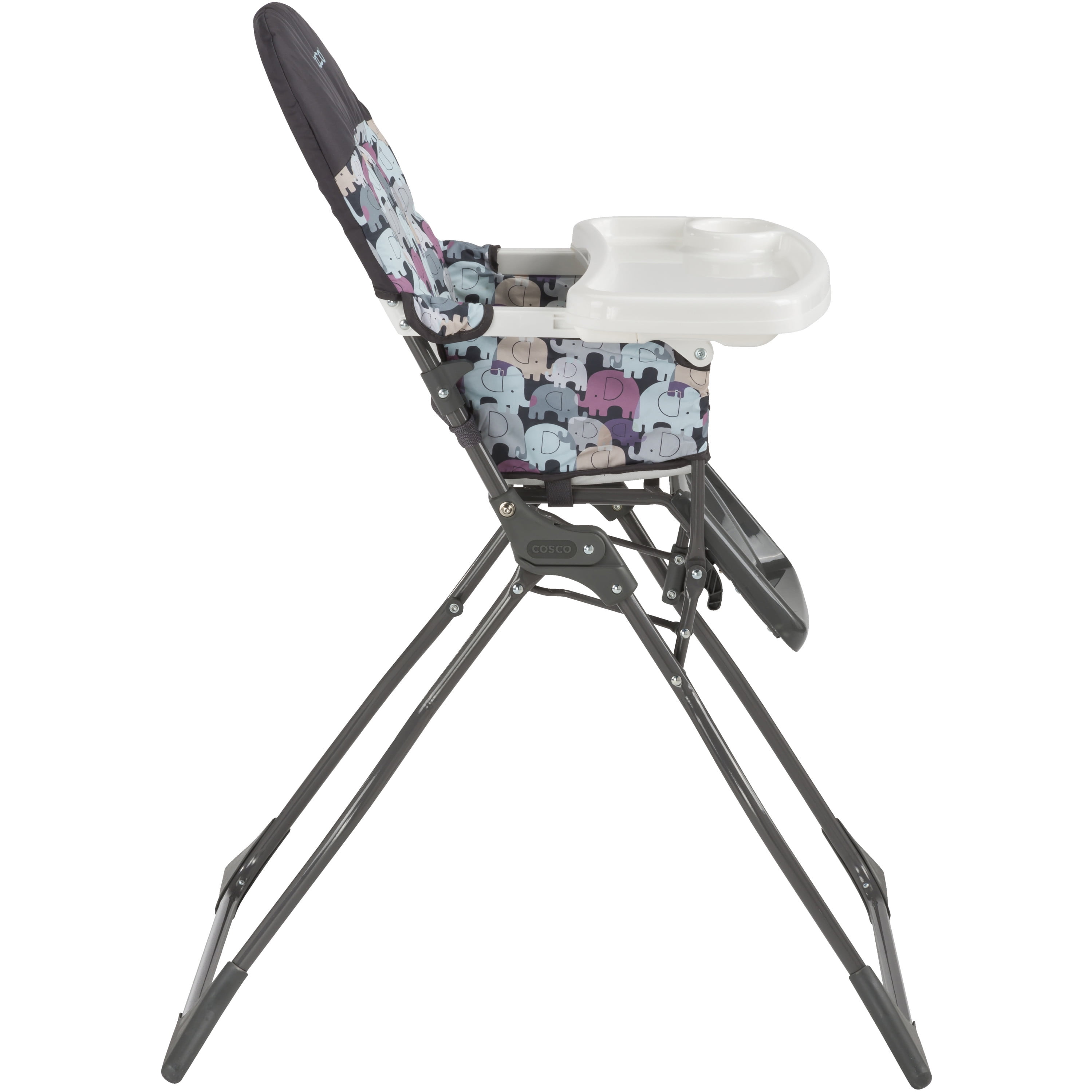 Cosco Kids Simple Fold Full Size High Chair with Adjustable Tray, Spritz