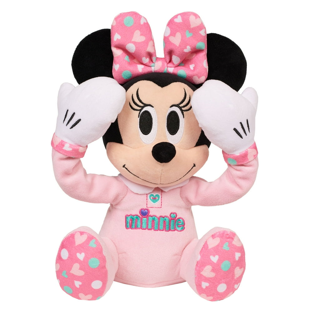 Disney baby peekaboo plush minnie mouse