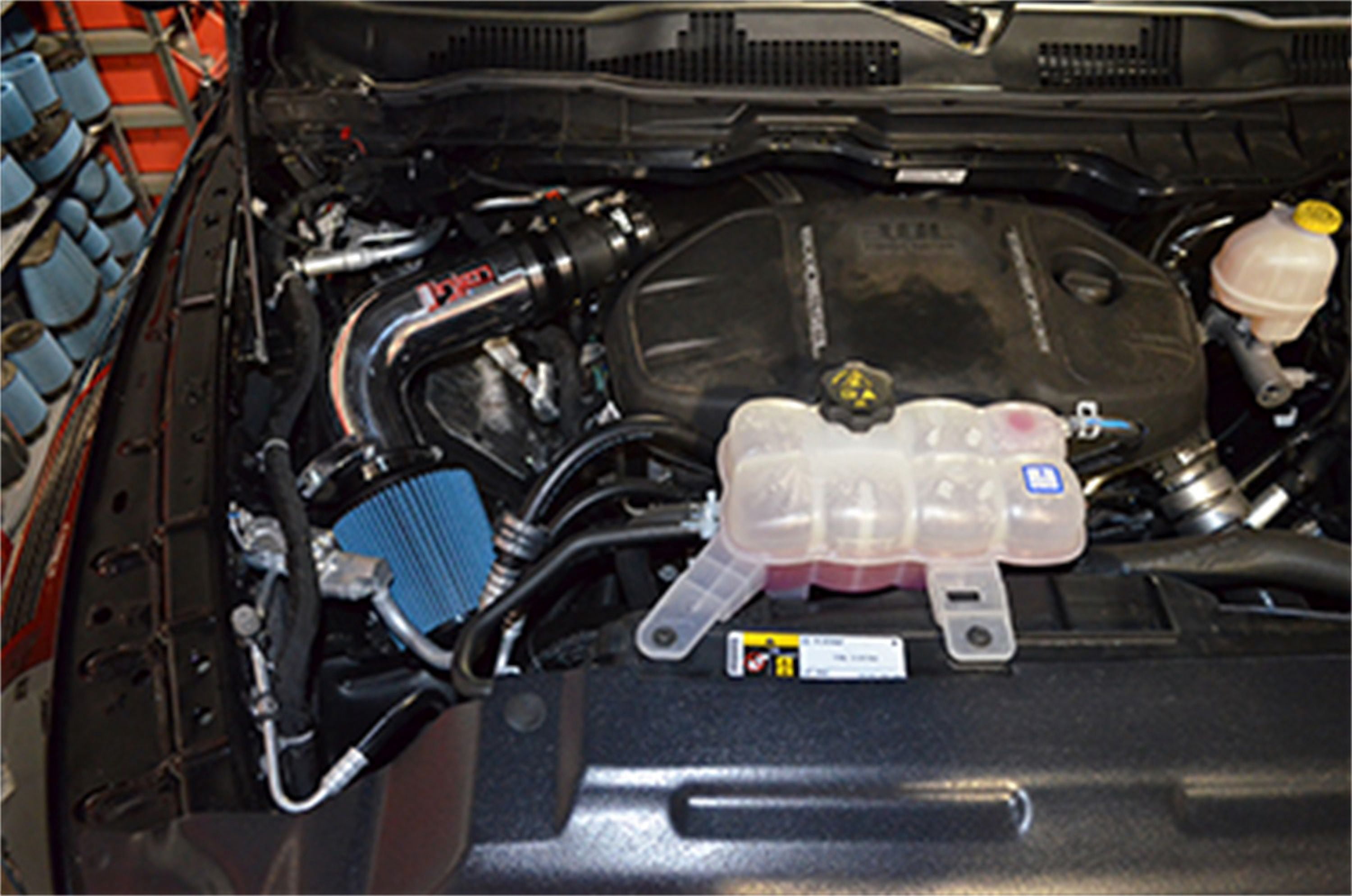 Injen PF8054P Power-Flow Air Intake System Fits 14-16 1500 Fits select: 2021 TOYOTA TUNDRA DOUBLE CAB SR/SR5, 2014-2018 RAM 1500