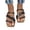 Black, variant on Miluxas Women's Cross Strappy Sandal Flat Sandals Toe Ring Slides Slip on Flip Flops Yellow 8.5(41)