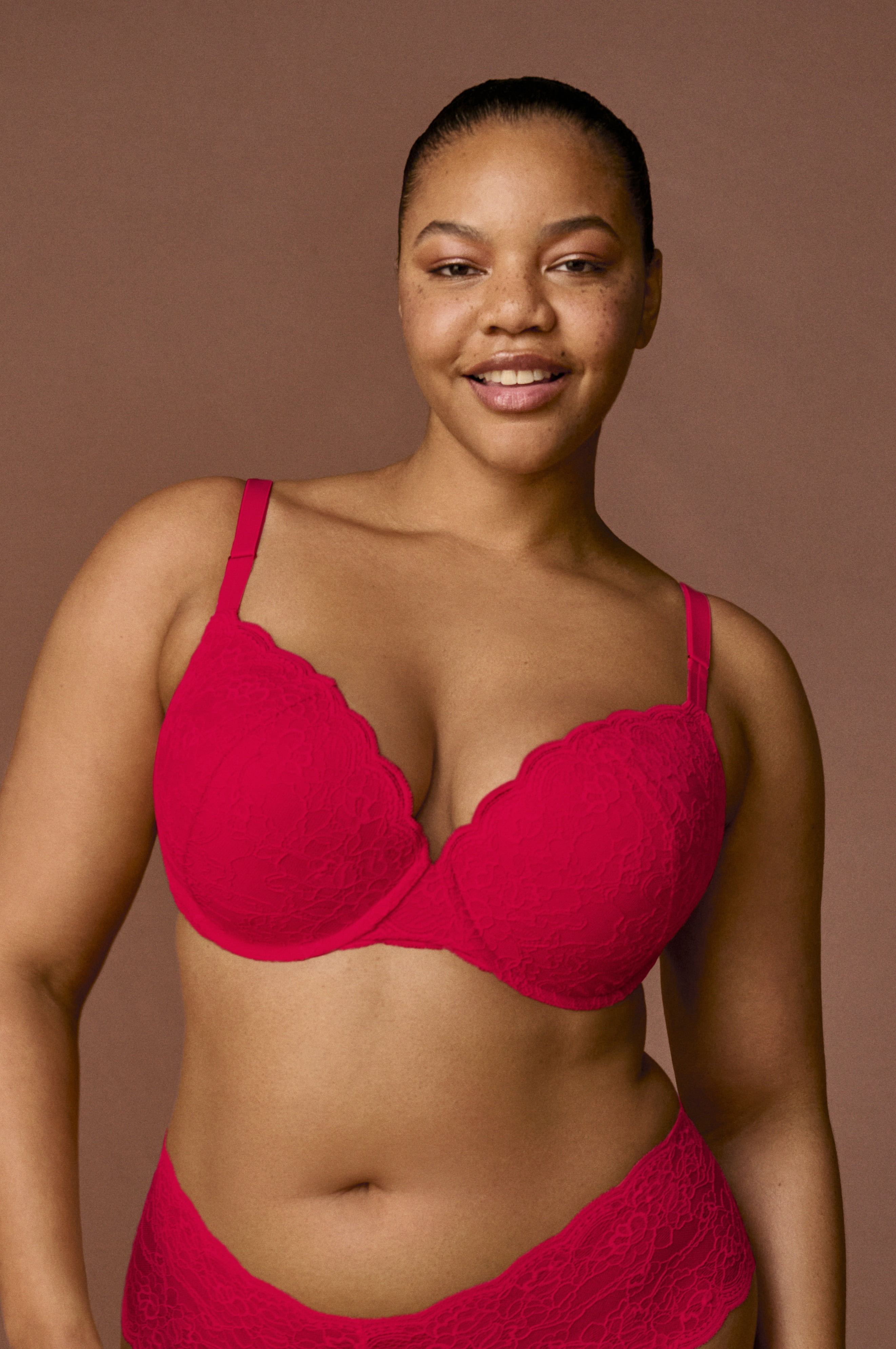 Joyspun Women's Lace Push Up Bra, Sizes 34A-36DD