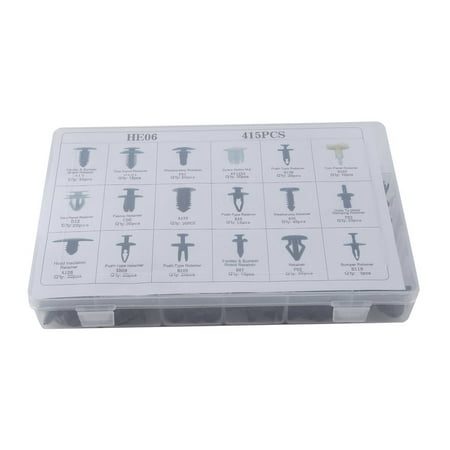 415pcs Trim Clip Retainer Panel Bumper Fastener For Ford Auto Bumper Fastener