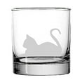 thumbnail image 3 of Cute Cats Being Cats Rocks Glasses: 4 Engraved 10oz. Rocks Drinking Glasses: cat lover, cat decor, cat mom, 3 of 5
