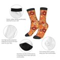 thumbnail image 3 of Honeii Hippie Flower Print Children's Colorful Socks,Unisex Kids and Toddlers' Cushioned Sock,Kids Athletic Crew Socks,for Everyday Wear and Sports, 3 of 5