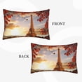 thumbnail image 4 of Bixox Eiffel Tower Printed Pillow Protector,Super Soft Ideal for Home,Guests,Rentals - 20"x30", 4 of 8