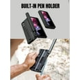 thumbnail image 6 of CaseBorne V Compatible with Samsung Galaxy Z Fold 4 Case - Full Body Protective Case with Semi-Auto Hinge Cover, [Tempered Glass Screen Protector], Kickstand and S Pen Holder - Black, 6 of 6