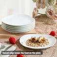 thumbnail image 5 of BTaT- White Dessert Plates, Set of 6, 8.3", Small Plates for Appetizers, 5 of 7