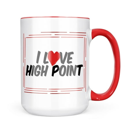 

Neonblond I Love High Point Mug gift for Coffee Tea lovers