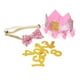 thumbnail image 4 of EeaseMX 1 juego de accesorios para fiesta de cumpleaños de perro, elegante pajarita, corona, sombrero, decoración, 4 of 7