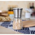 thumbnail image 5 of Beautiful Stainless Steel Salt and Pepper Grinder Set of 2 - Pepper Mill & Salt Mill with Adjustable Coarseness - Glass, 5 of 5