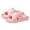 Pink, variant on Evlmd Cloud Slides Sandals for Women and Men, Pillow House Slippers Shower Shoes, Ultimate Comfort, Lightweight, Non-Slip, White