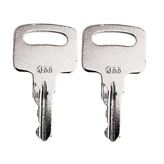 2 Pack Keys for Genie, Skyjack, Snorkel, Terex, Vermeer, Upright Lifts 104466, 455 (2)