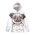 thumbnail image 2 of Sudadera con capucha con estampado 3D de Pug y animales para hombre, sudadera con capucha con estampado de perro, sudadera informal de manga larga a la moda para la calle, 2 of 4
