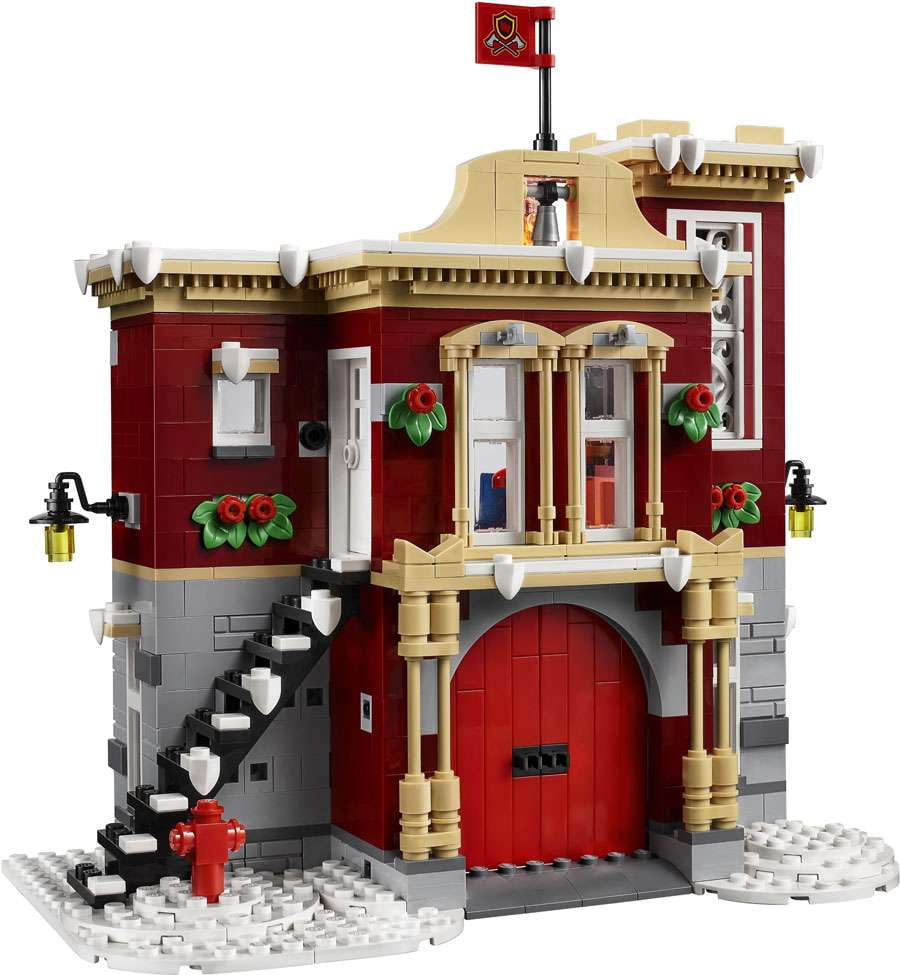 Pre-Owned LEGO Creator Expert Winter Village Fire Station 10263 Building Set