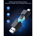 thumbnail image 5 of 2025 Latest Model 512GB USB C Flash Drive 2 in 1 Type C + USB 3.0 Flash Drive, 5 of 5