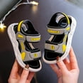 thumbnail image 2 of WERYOUNG Girls Boys Sandals Hook And Loop Strap Open Toe Non-Slip Soft Sole Beach Shoes Kids Leisure Weekend Sandals,Yellow,2.5-3 Years, 2 of 5