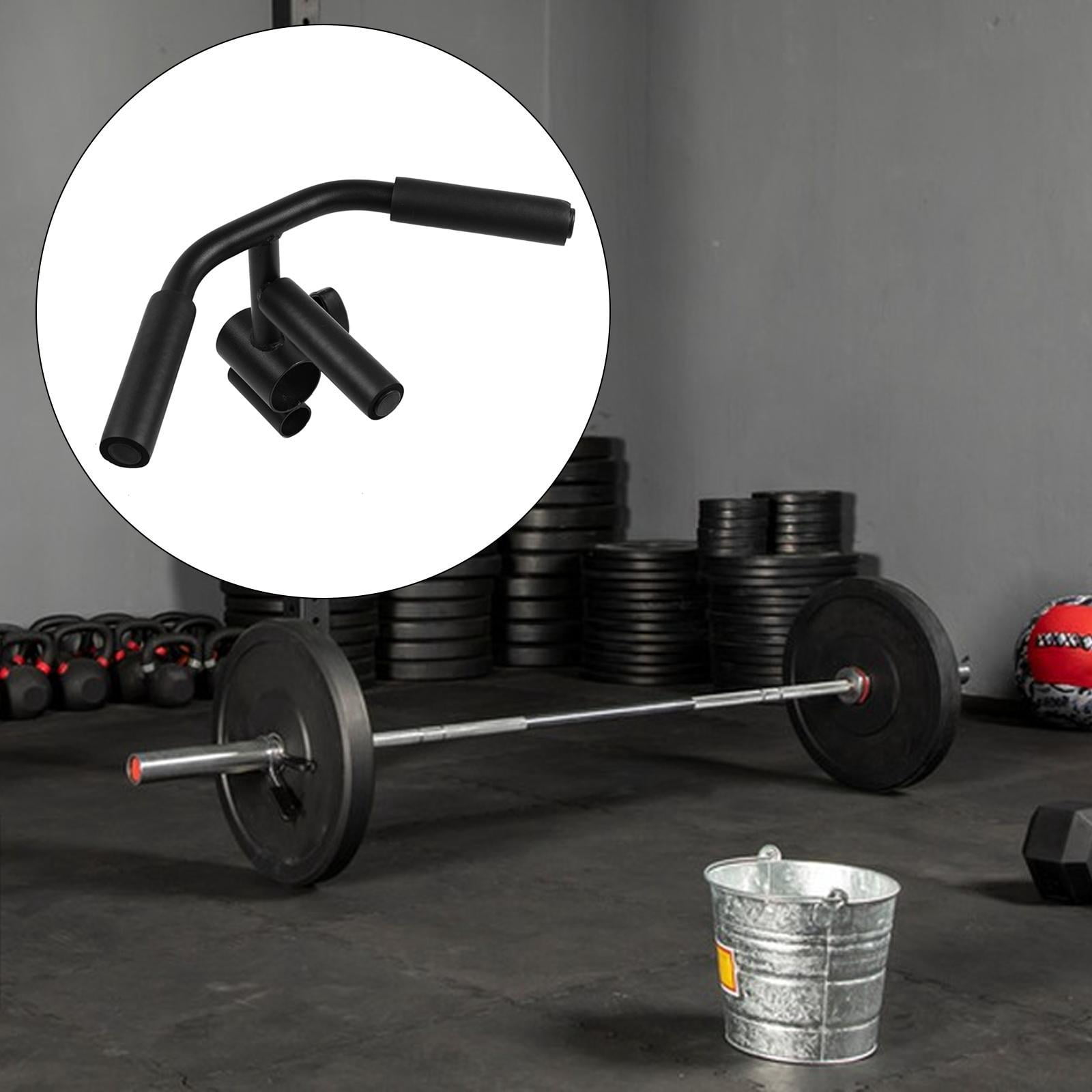 funtasica Barbell Barrel Rack Barbell Row Attachment Full Body with Handle Barbell Turret Barbell Squat Rack for Strength Training Home