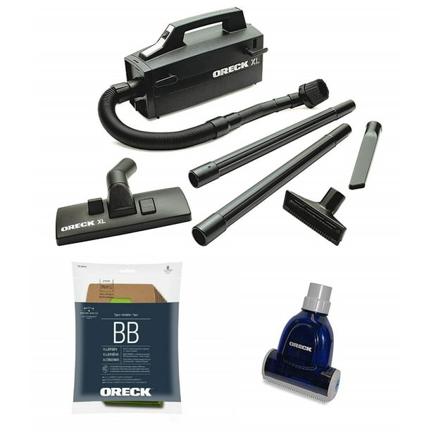 Oreck Handheld BB880AD Bagged Canister Vacuum w/ Turbo Brush and 8