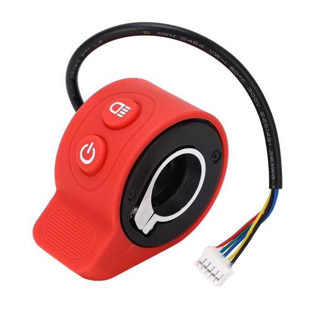 Acelerador de acelerador para patinete eléctrico, accesorios de acelerador de dedo, pieza de repuesto, color rojo