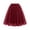Red_003, variant on CIENVNSTG Women Flowy Skirts A Line High Waisted Knee Length Layered Party Midi Skirt Plus Size Tulle Dress Fashion Outfits Black L