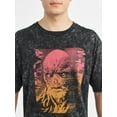 thumbnail image 4 of Netflix Stranger Things Vecna Lives Oversized Graphic T-Shirt from No Boundaries, Men's & Big Men's, 4 of 5