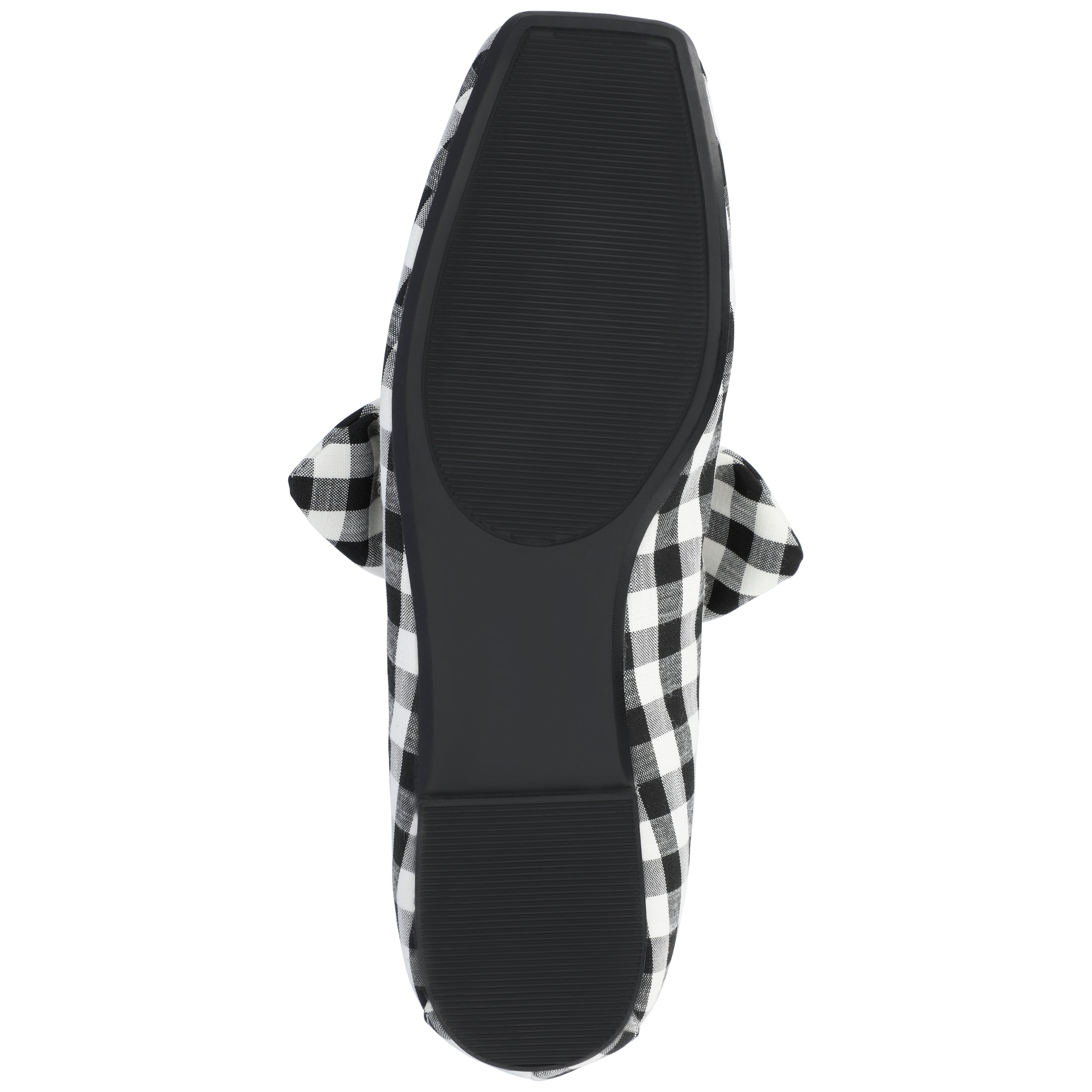 Journee Womens Seralinn Mary Jane Slip On Square Toe Dress Flats