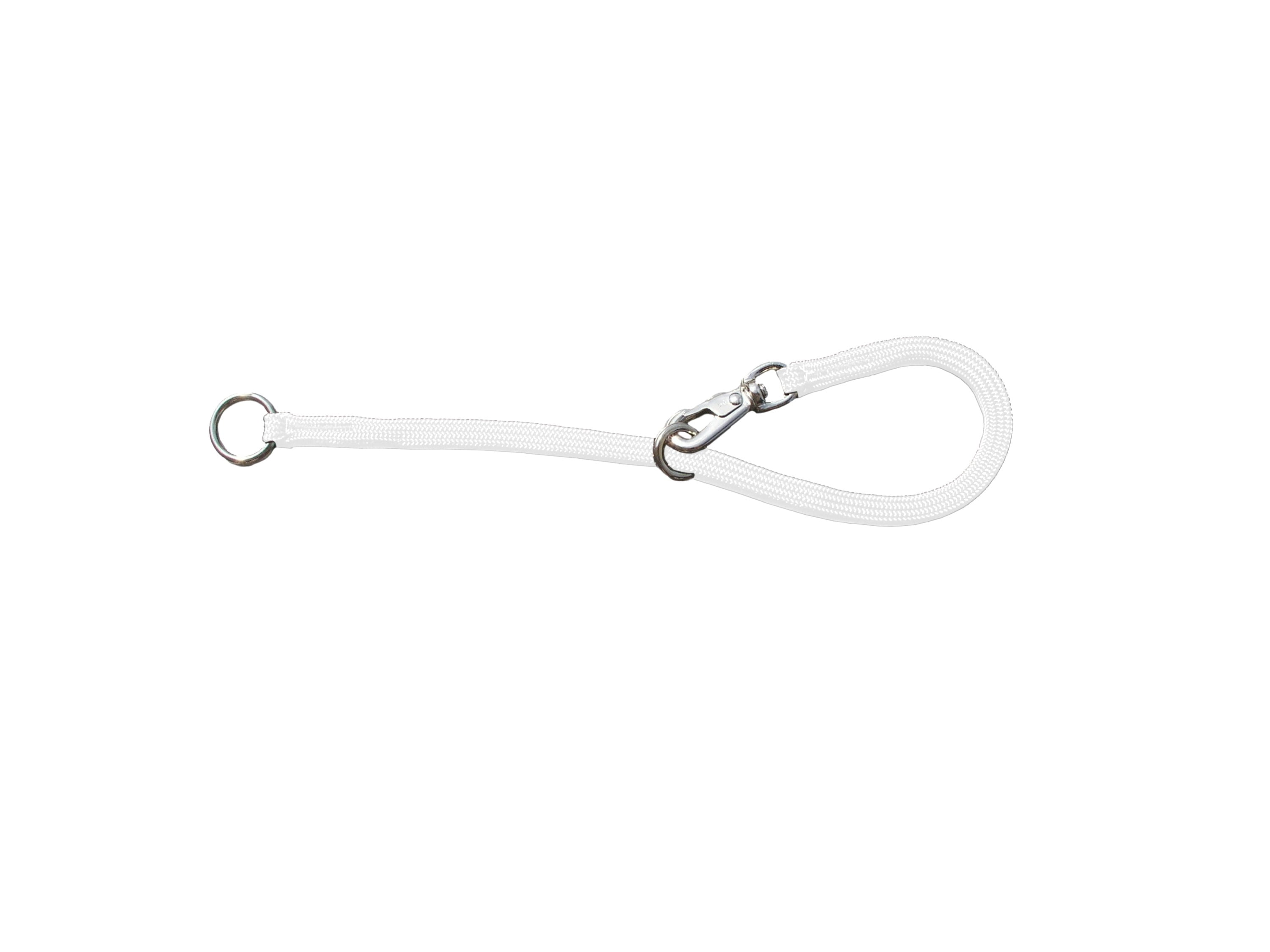 Resco AmericanMade Braided Snap Choke Collar for Dogs, 20", White