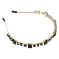 thumbnail image 5 of Unique Bargains Fashion Rhinestone Thin Head Bands Black, 5 of 7