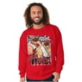 thumbnail image 4 of Street Fighter Rise and Grind Ryu Men's Crewneck Sweatshirt Brisco Brands L, 4 of 6