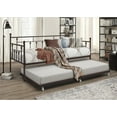 thumbnail image 2 of HMD Aine Twin Metal Daybed with Trundle, Copper Brown, 2 of 3