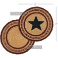 thumbnail image 3 of VHC Brands Potomac Table Trivet, Burgundy, 8", 3 of 3