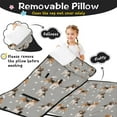 thumbnail image 3 of Beagle and Dog Footprints Toddler Nap Mats for Kids Preschool,Sleeping Mat Bag or Kids,Toddler Sleeping Bag,Toddler Nap Mat or Daycare, 3 of 6
