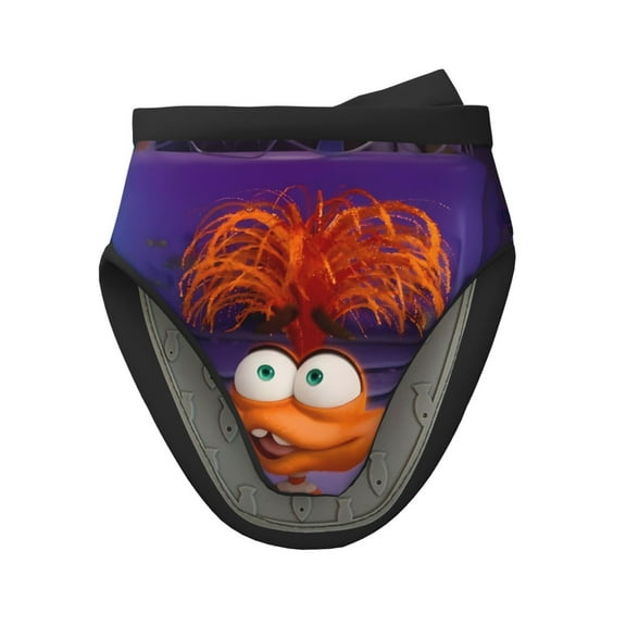 Saiise inside out 2 Print Mini Silicone Oven Mitts Heat and Slip Resistant Kitchen Mittens,Short Oven Gloves for Safe Cooking Baking & Grill,5.9"x5.9",1 PC