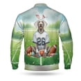 thumbnail image 2 of Happy Easter Hello Spring Weimaraner Playing Football All Over Print 3D Baseball Jacket Weim Gray Ghost Dog Lover Bomber Jacket Softball - 13003, 2 of 6