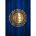 thumbnail image 2 of America Forever New Hampshire State Flag 28 x 40 Inch Double Sided Outdoor Yard Decorative USA Vintage Wood State of New Hampshire House Flag, Made in the USA, 2 of 3