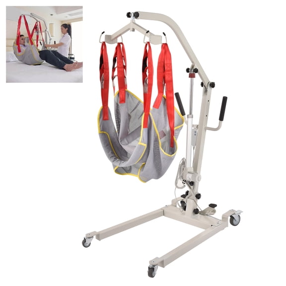 TOHUU Electric Transfer Lift 510 Lbs Capacity, Patient Lift with Sling for Seniors, Medical Lift Assist for Bed Car Chair