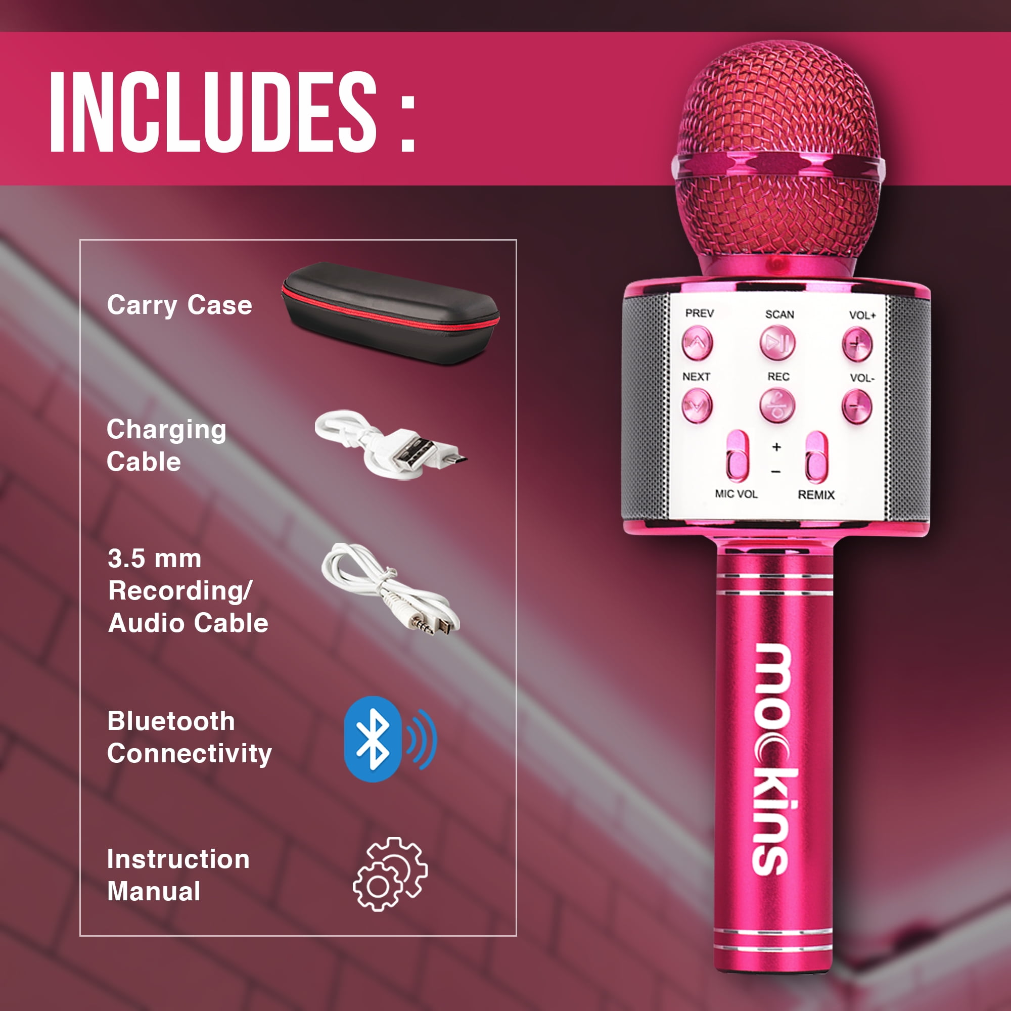 With Microphone Ktv Karaoke Microphone High-end High-end Bluetooth Speaker  K12 Speaker Karaoke – les meilleurs produits dans la boutique en ligne Joom  Geek