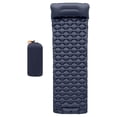 thumbnail image 3 of Colchoneta de dormir para acampar con almohada Colchoneta de dormir inflable Colchoneta de dormir portátil Colchón de aire portátil para acampar para Azul oscuro shamjiam Almohadilla inflable para dormir, 3 of 8