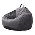 thumbnail image 4 of Funda De Frijol De Almacenamiento De Animales De Peluche, Bolsa De Frijoles Sin Relleno, Silla Cómoda ños Funda De Asiento Cómoda Gris Zulema Almacenamiento de juguetes de animales de peluche, 4 of 8