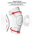 thumbnail image 4 of Knee Sleeve, adjustable compression brace with dial system for pain relief and running support,Purple-Left,Medium, 4 of 8