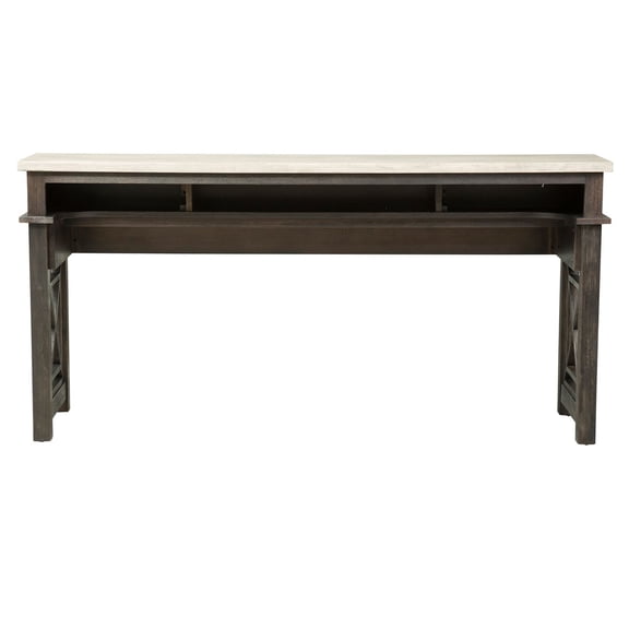 Heatherbrook Black Console Bar Table