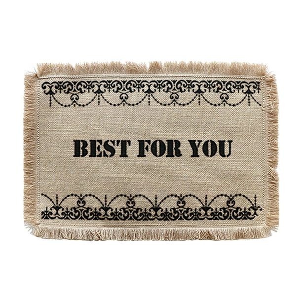 TUTUnaumb Autumn Sale Woven Placemats Linen Dining Table Insulation