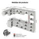 thumbnail image 3 of Cocina Integral Completa Modular Madesa Nice 465cm Gris, 3 of 10